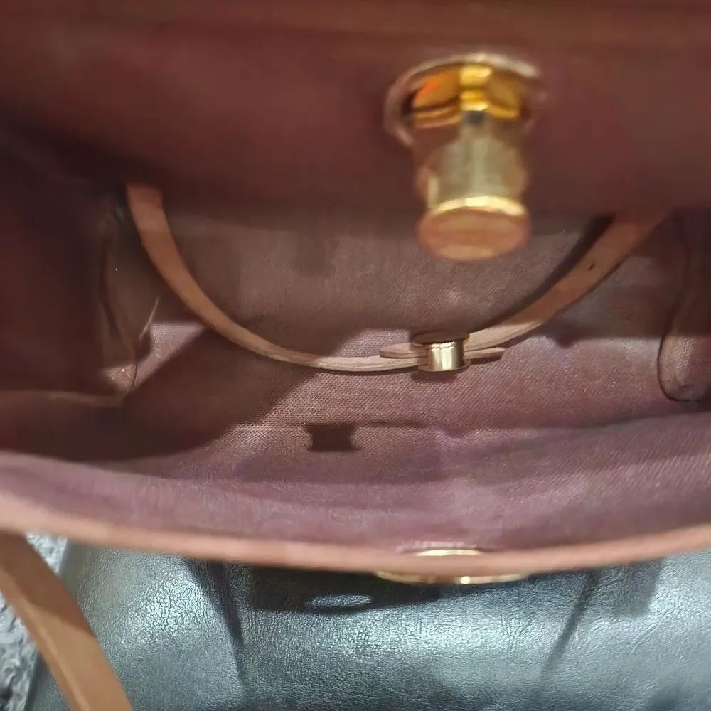 Hermes Herway Herbag 2 Bags In Brown & Beige Canvas And Leather Backpack/handbag - Picture 10 of 16